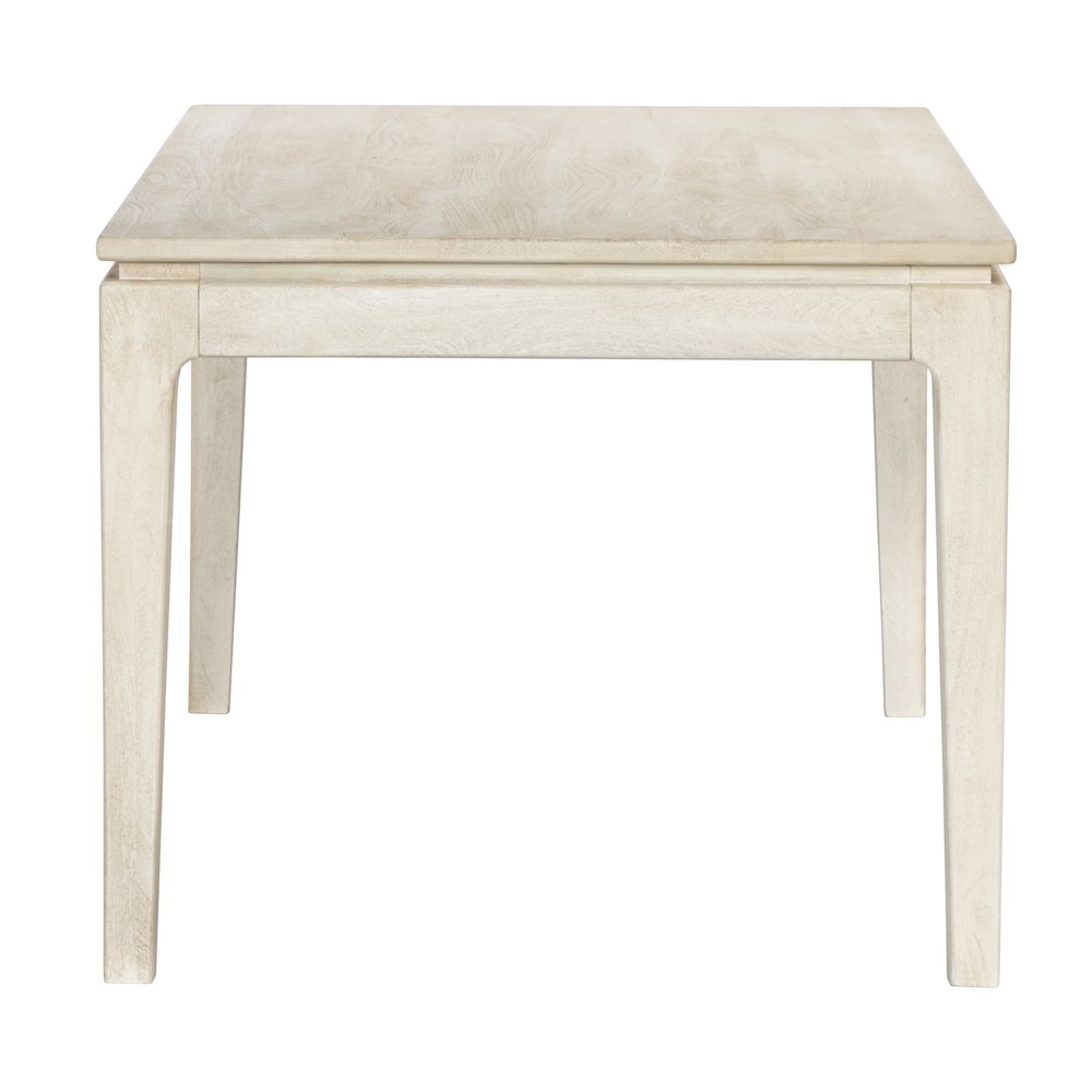 Cassandra Small Rectangular Dining Table in Stone Natural. Picture 3