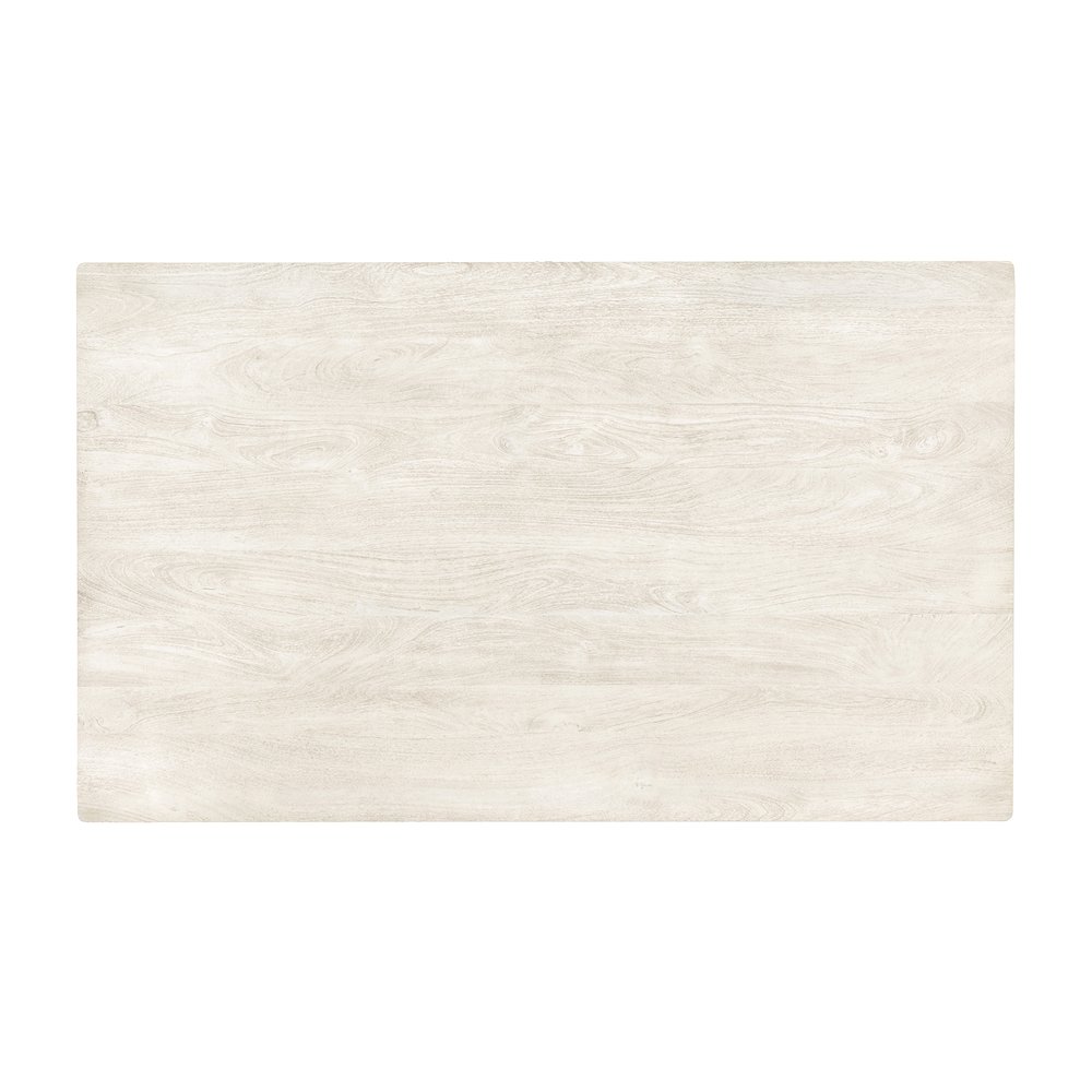 Cassandra Small Rectangular Dining Table in Stone Natural. Picture 5