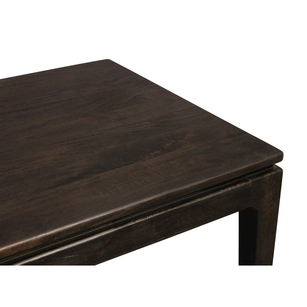 Cassandra Large Rectangular Dining Table in Barista Brown. Picture 5