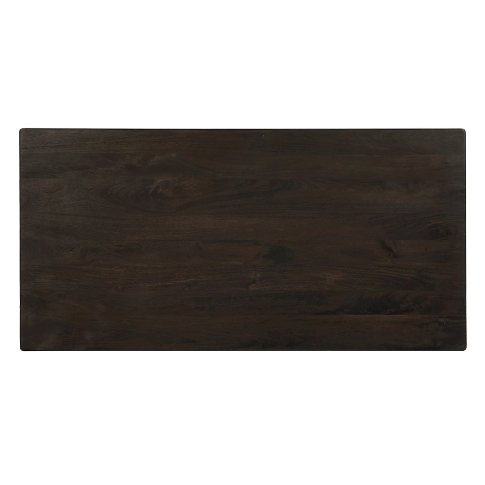 Cassandra Large Rectangular Dining Table in Barista Brown. Picture 6