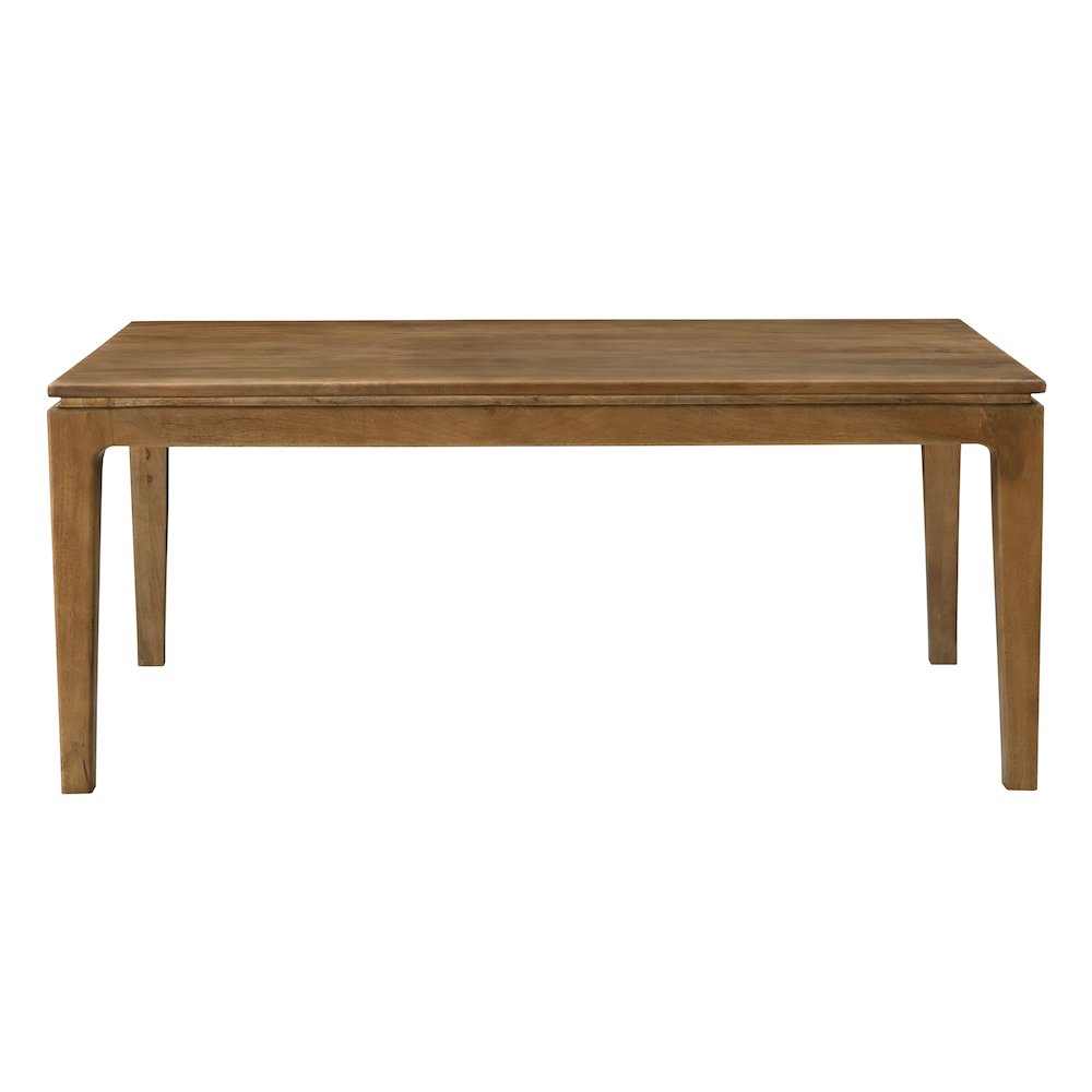 Cassandra Large Rectangular Dining Table in Spice Tan. Picture 3