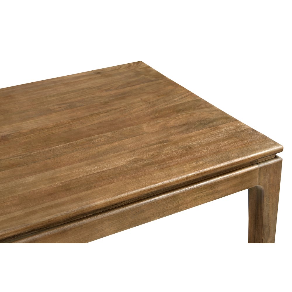 Cassandra Large Rectangular Dining Table in Spice Tan. Picture 5
