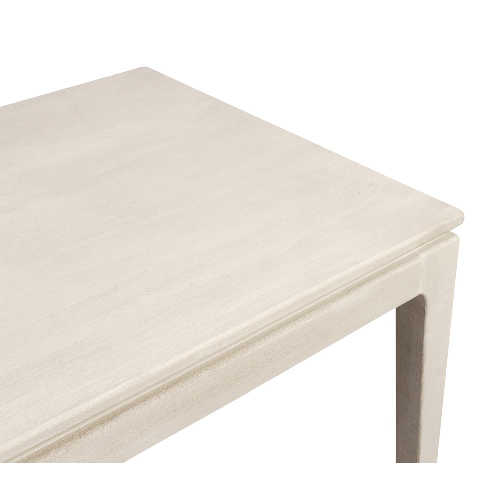 Cassandra Large Rectangular Dining Table in Stone Natural. Picture 4