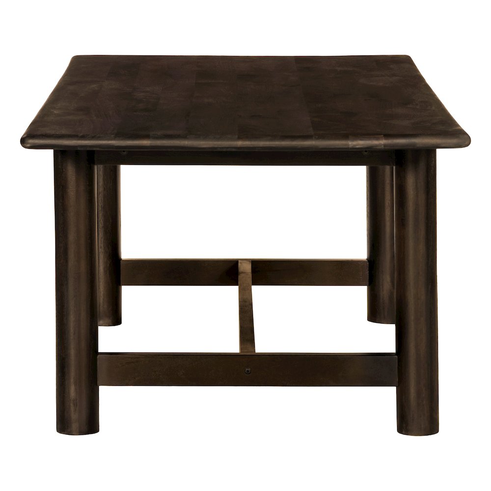 Augustus Rectangular Dining Table in Barista Brown. Picture 4