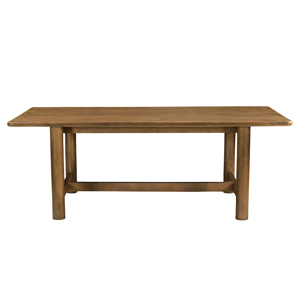 Augustus Rectangular Dining Table in Spice Tan. Picture 2