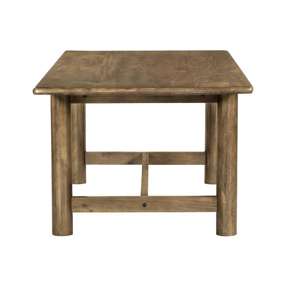 Augustus Rectangular Dining Table in Spice Tan. Picture 3