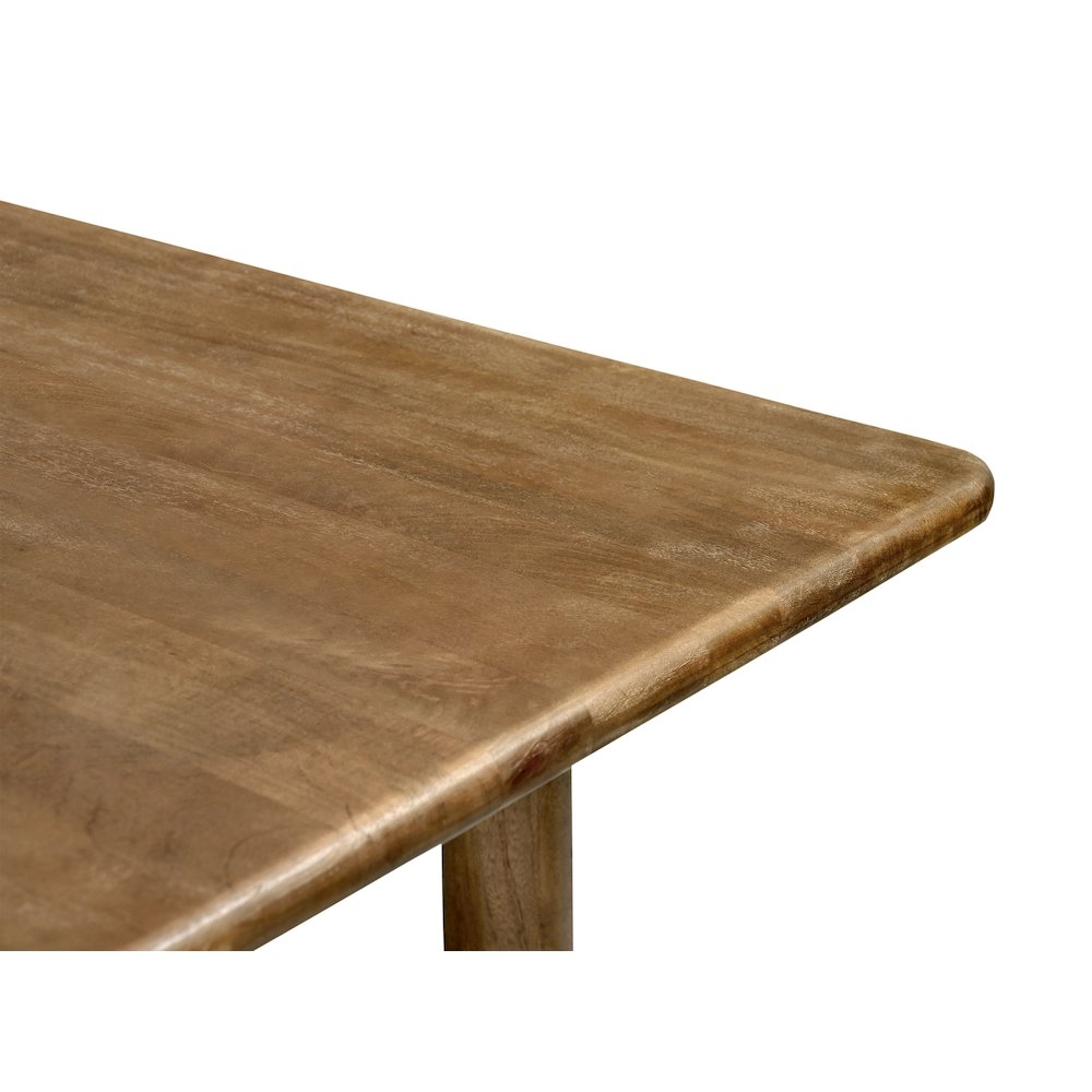 Augustus Rectangular Dining Table in Spice Tan. Picture 4