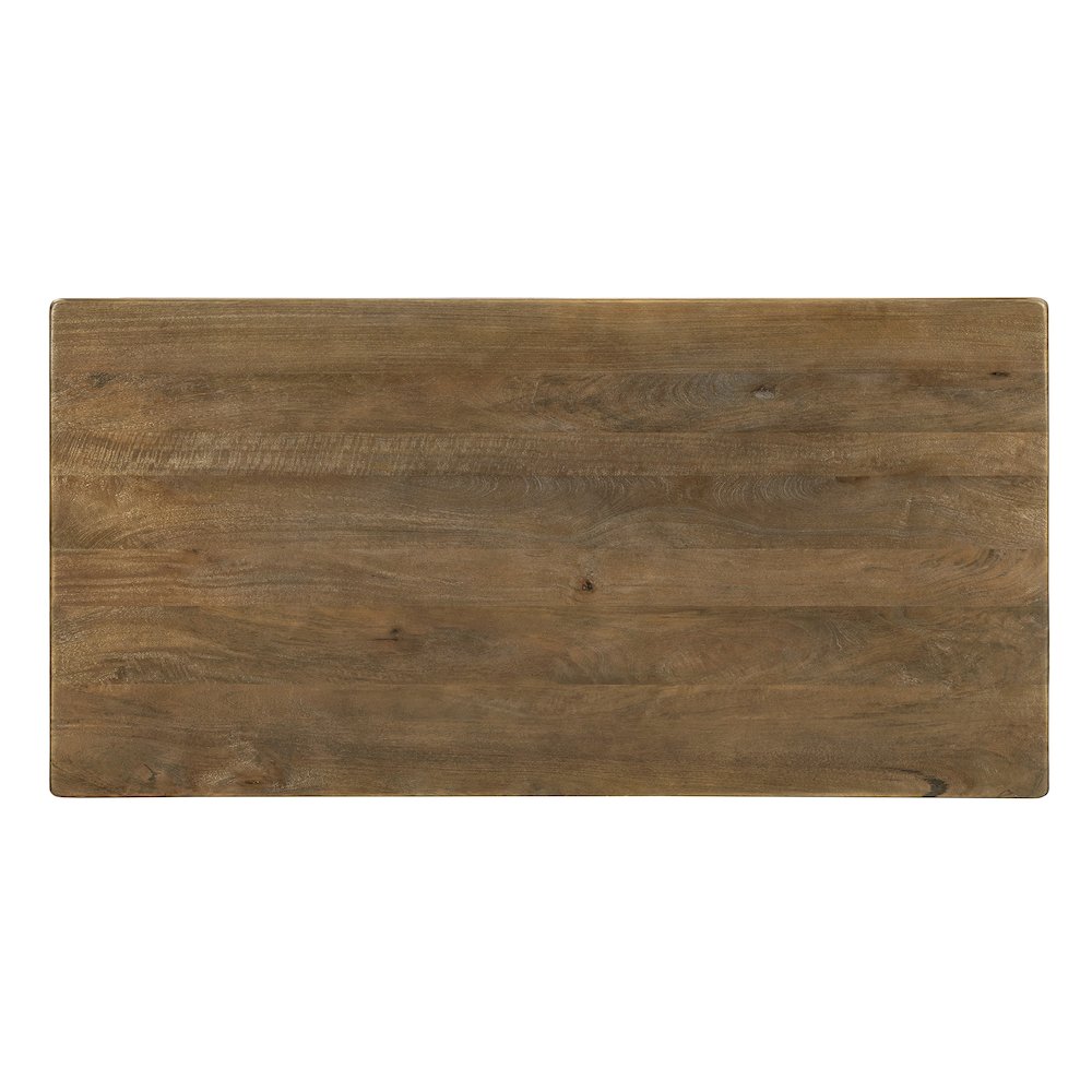 Augustus Rectangular Dining Table in Spice Tan. Picture 6