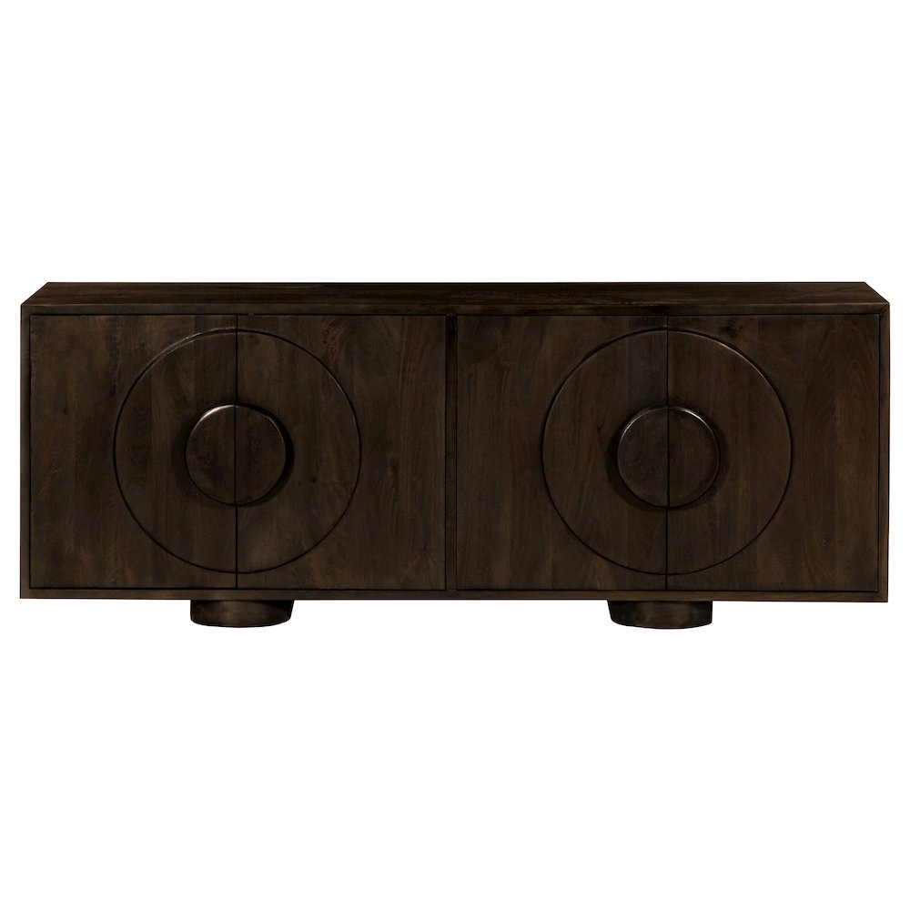 Augustus 4-Door Sideboard in Barista Brown. Picture 1