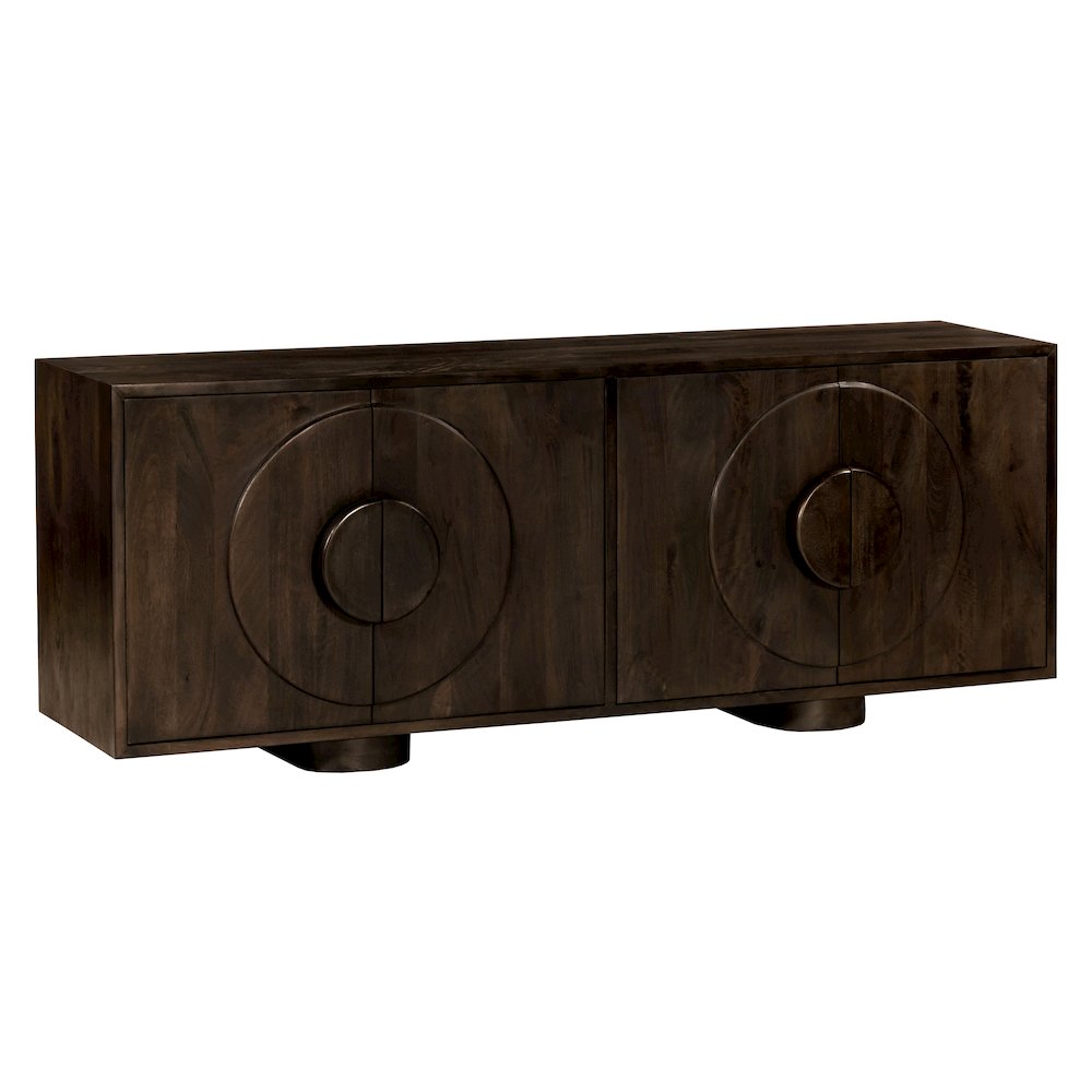 Augustus 4-Door Sideboard in Barista Brown. Picture 3