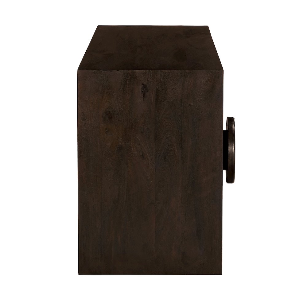 Augustus 4-Door Sideboard in Barista Brown. Picture 4