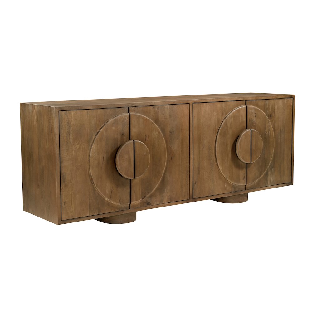 Augustus 4-Door Sideboard in Spice Tan. Picture 3