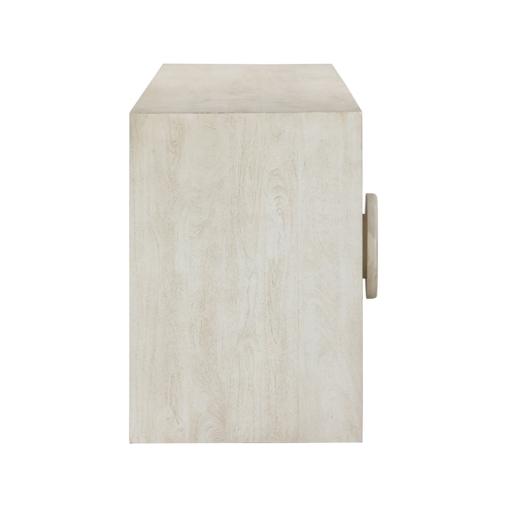 Augustus 4-Door Sideboard in Stone Natural. Picture 5