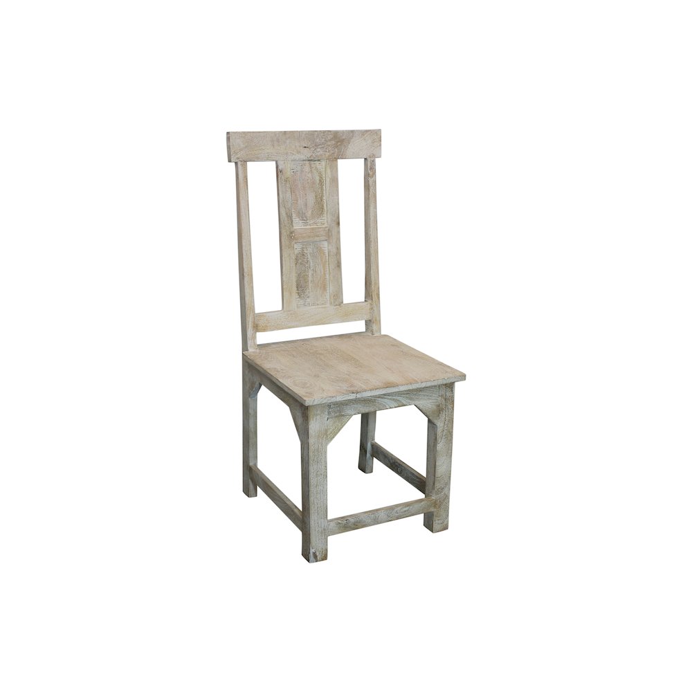 Farmhouse Benedict Dining Chair 2-Piece Set in White Wash. Picture 3