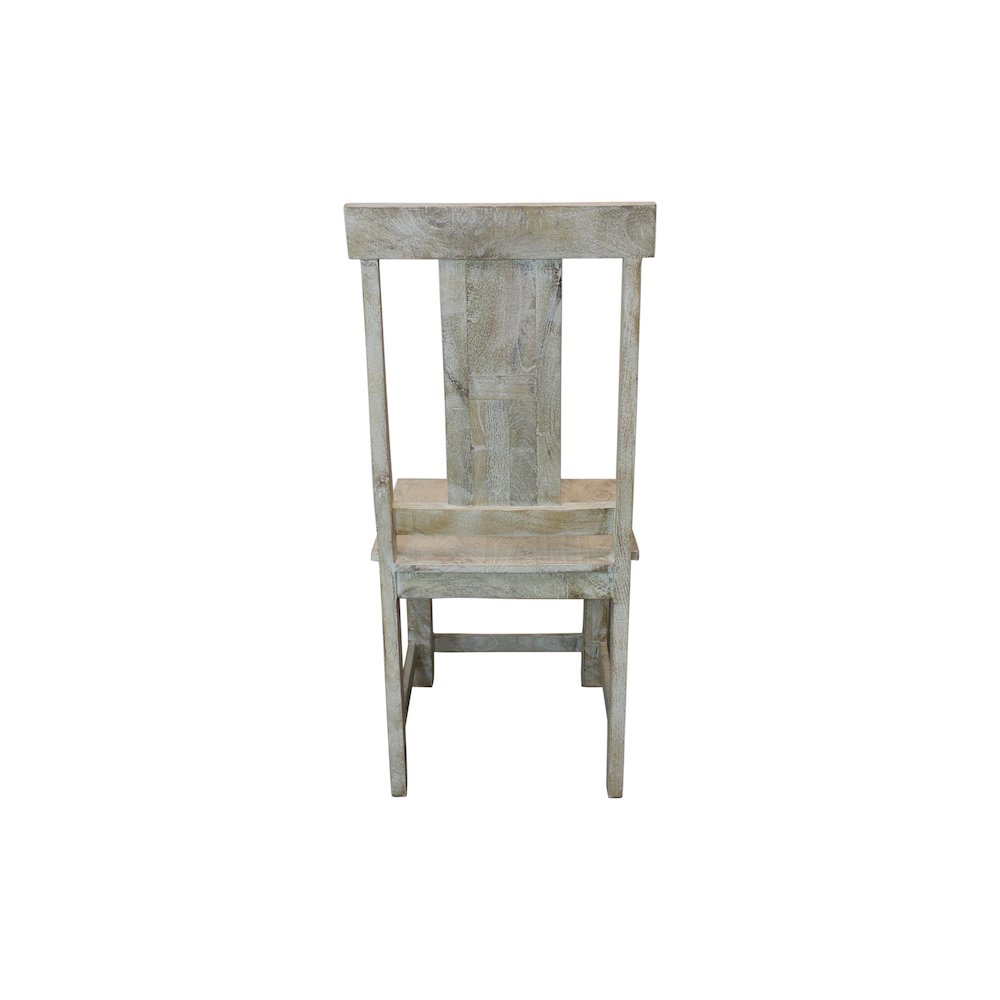 Farmhouse Benedict Dining Chair 2-Piece Set in White Wash. Picture 5