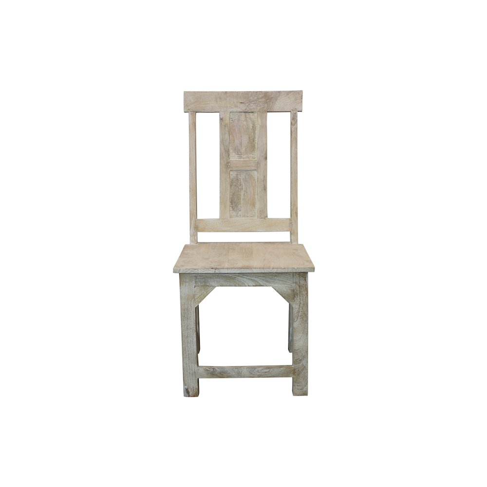 Farmhouse Benedict Dining Chair 2-Piece Set in White Wash. Picture 9