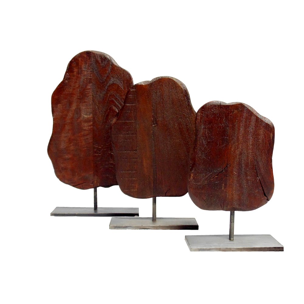 Sama Décor 3-Piece Set in Brown. Picture 1