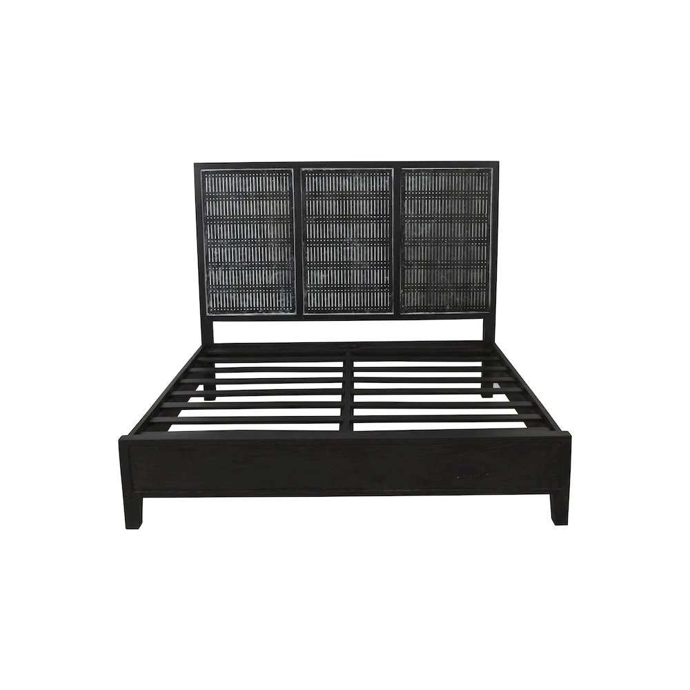 Sarah Eastern King Bed in Antique Brown. Picture 4