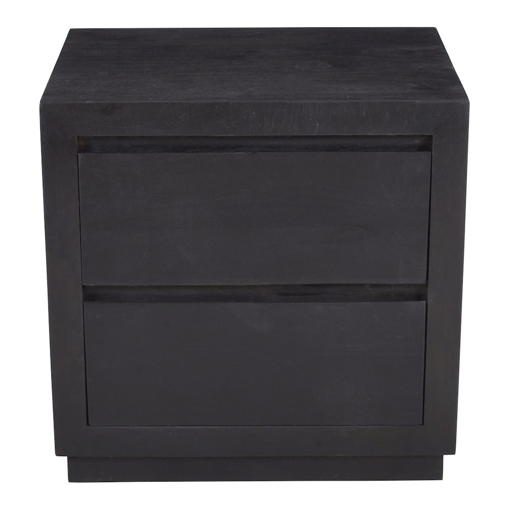 Sarah 2 Drawer Nightstand - Antique Brown. Picture 3