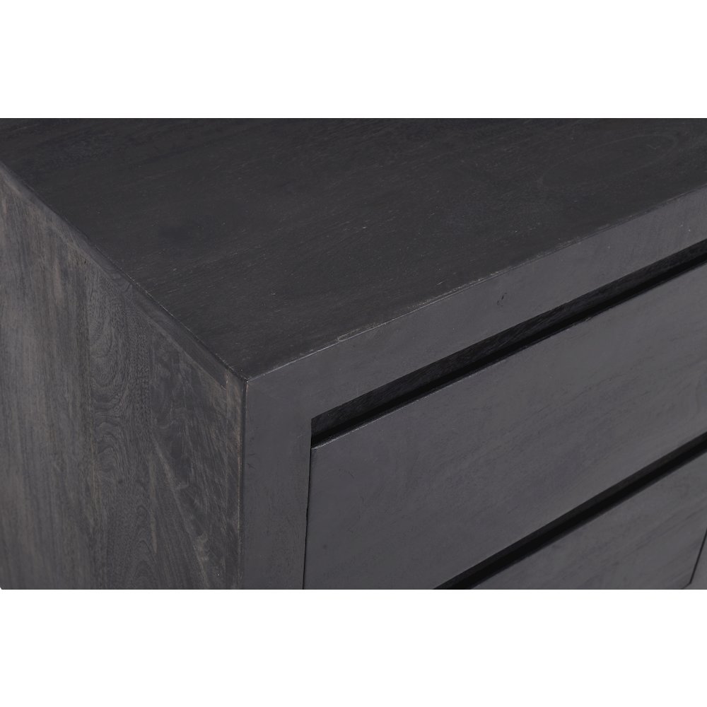 Sarah 2 Drawer Nightstand - Antique Brown. Picture 5