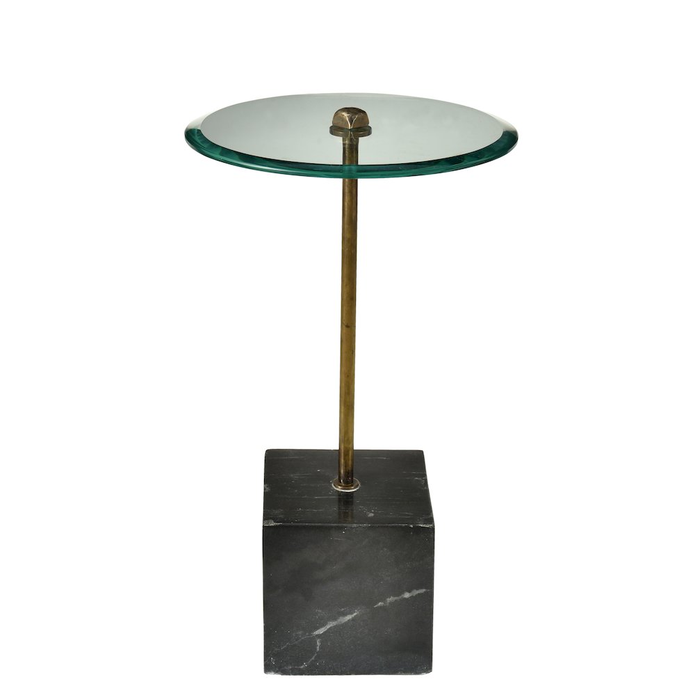 Modern Orlando Agua Glass Top Occasional Table. Picture 2