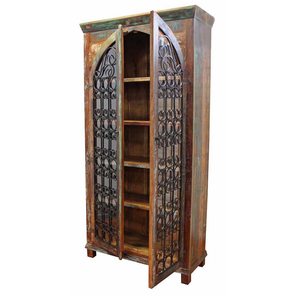 Trinidad Iron Jali Tall Cabinet. Picture 3