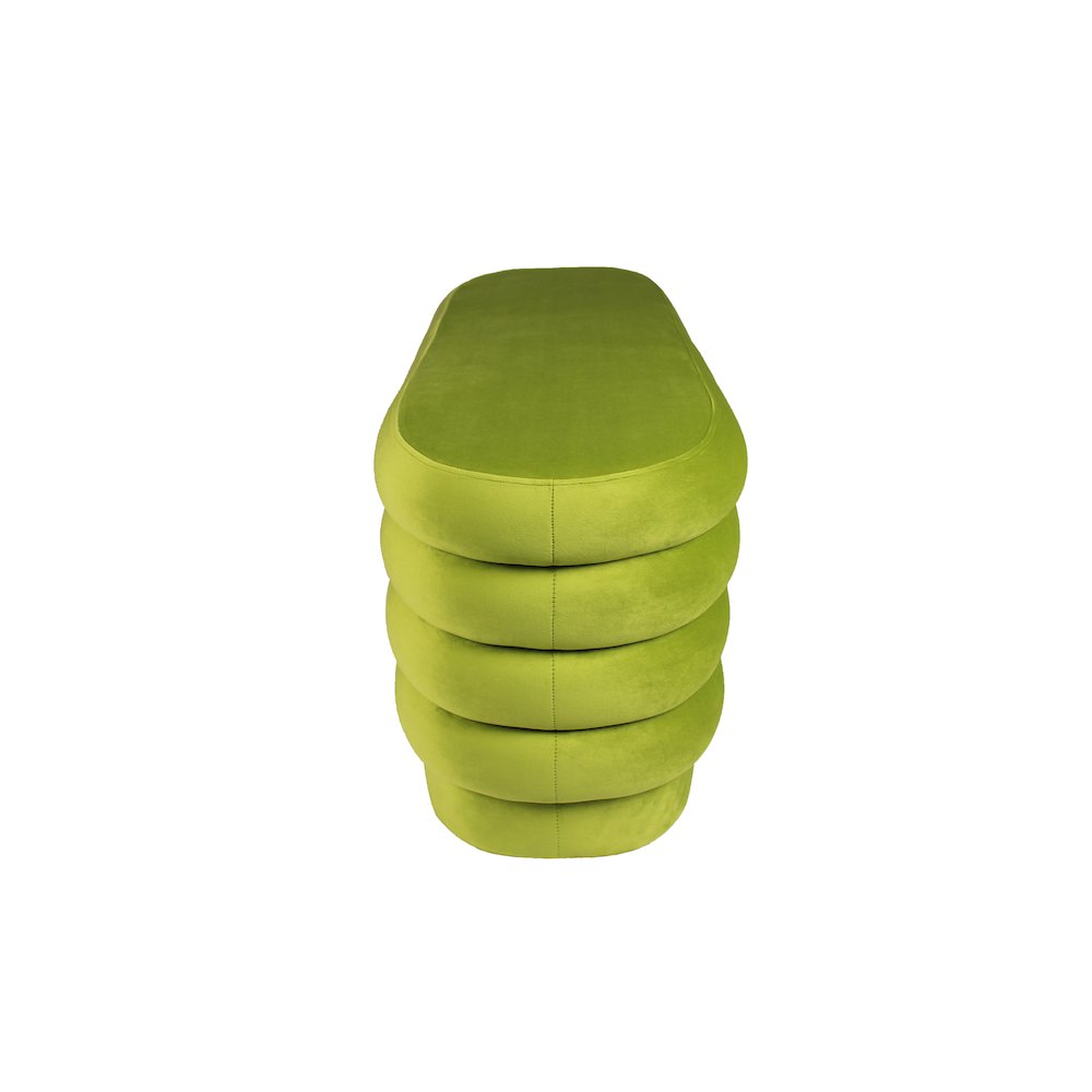 Thor Oval Ottoman in Fern. Picture 3