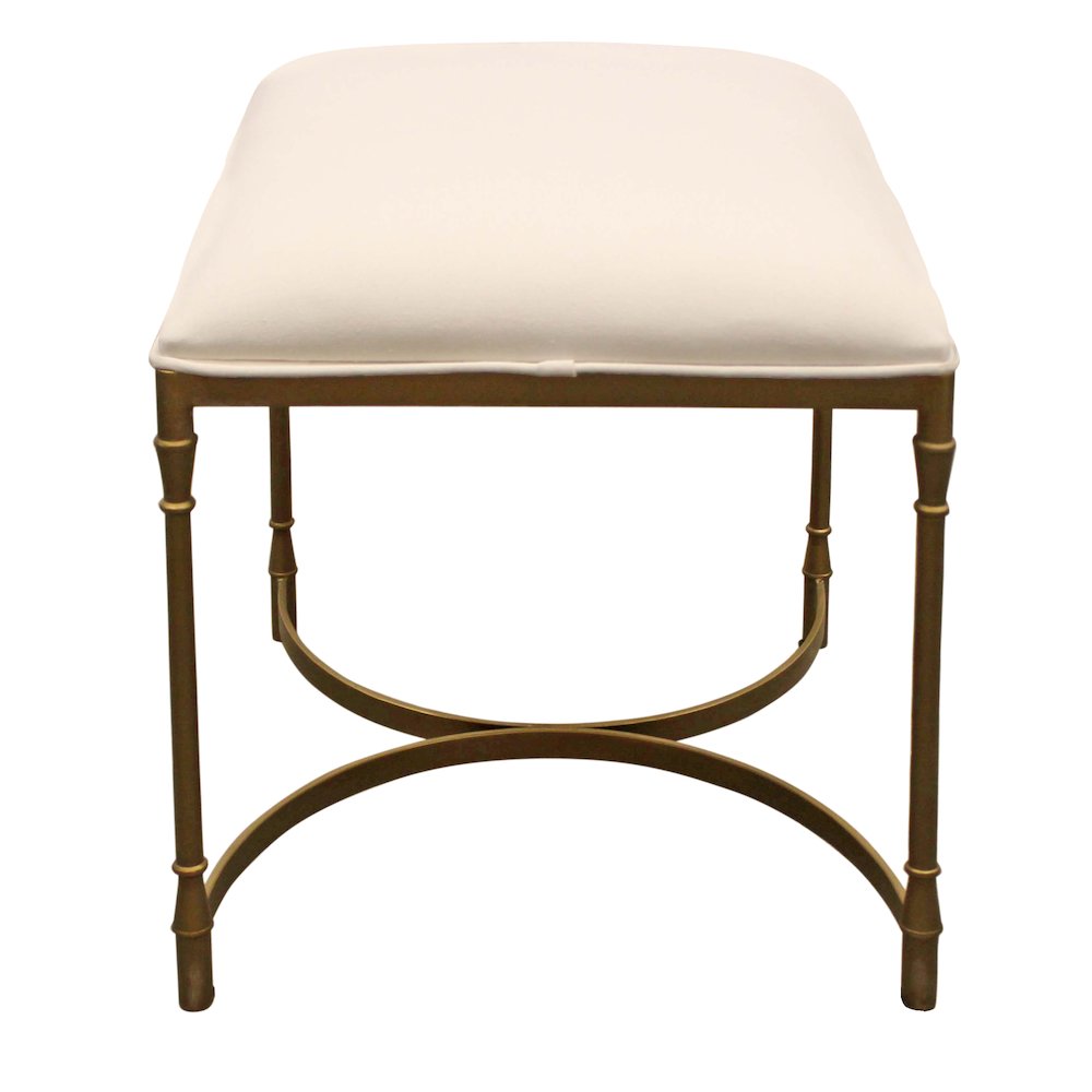 Modern Honeyville Stool with Ivory Cushion. Picture 5