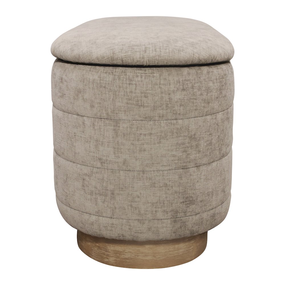 Jackie Storage Bench in Slate. Picture 7