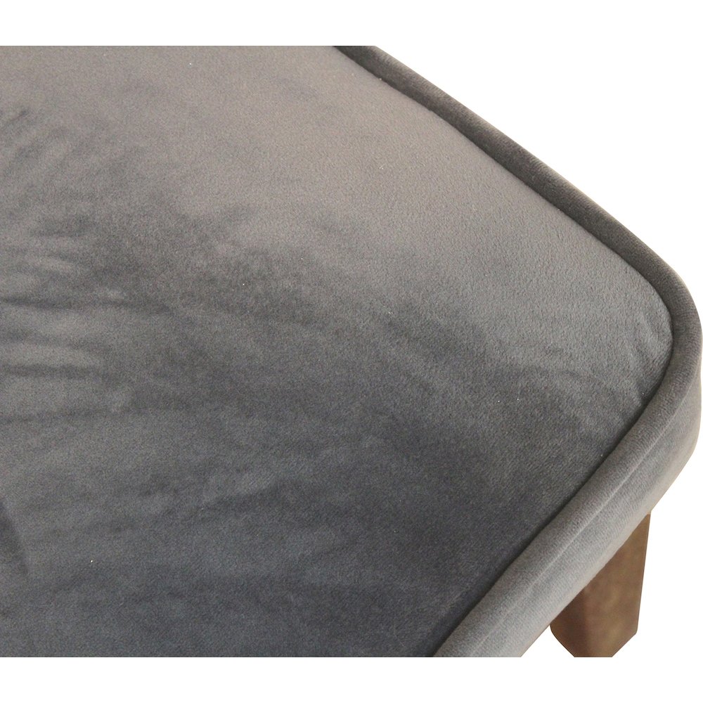 Transitional Inwood Side Chair In Mink Velvet 2-Piece Set. Picture 5