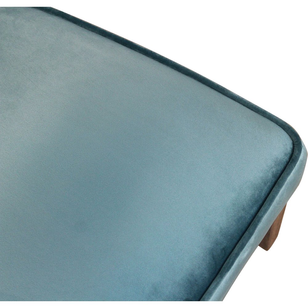 Transitional Inwood Side Chair In Teal Velvet 2-Piece Set. Picture 5