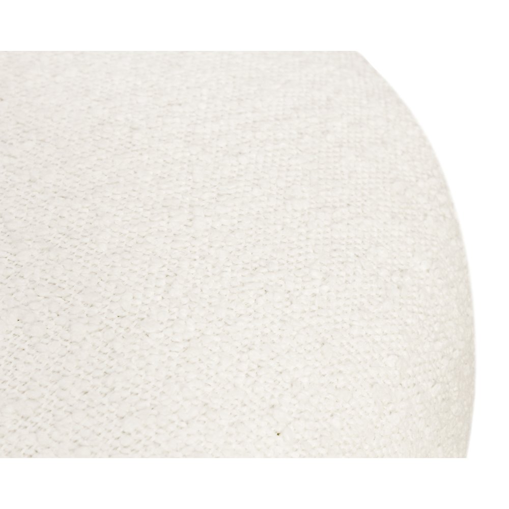 Natalia Counter Stool in Ivory Boucle Fabric 2-Piece Set. Picture 8