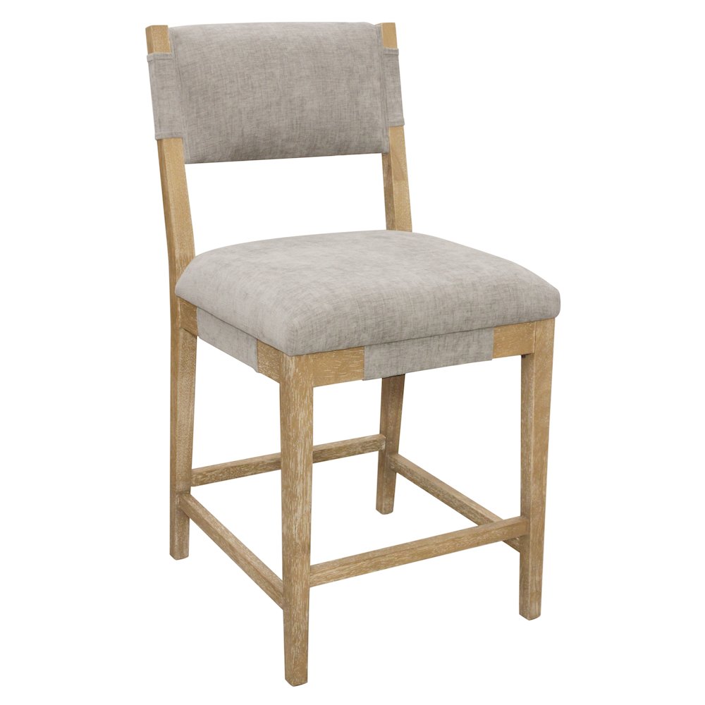 Clara Counter Stool in Slate Linen. Picture 1