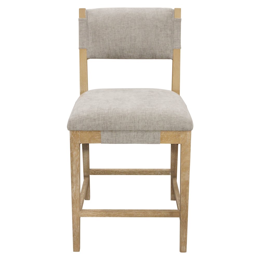 Clara Counter Stool in Slate Linen. Picture 3