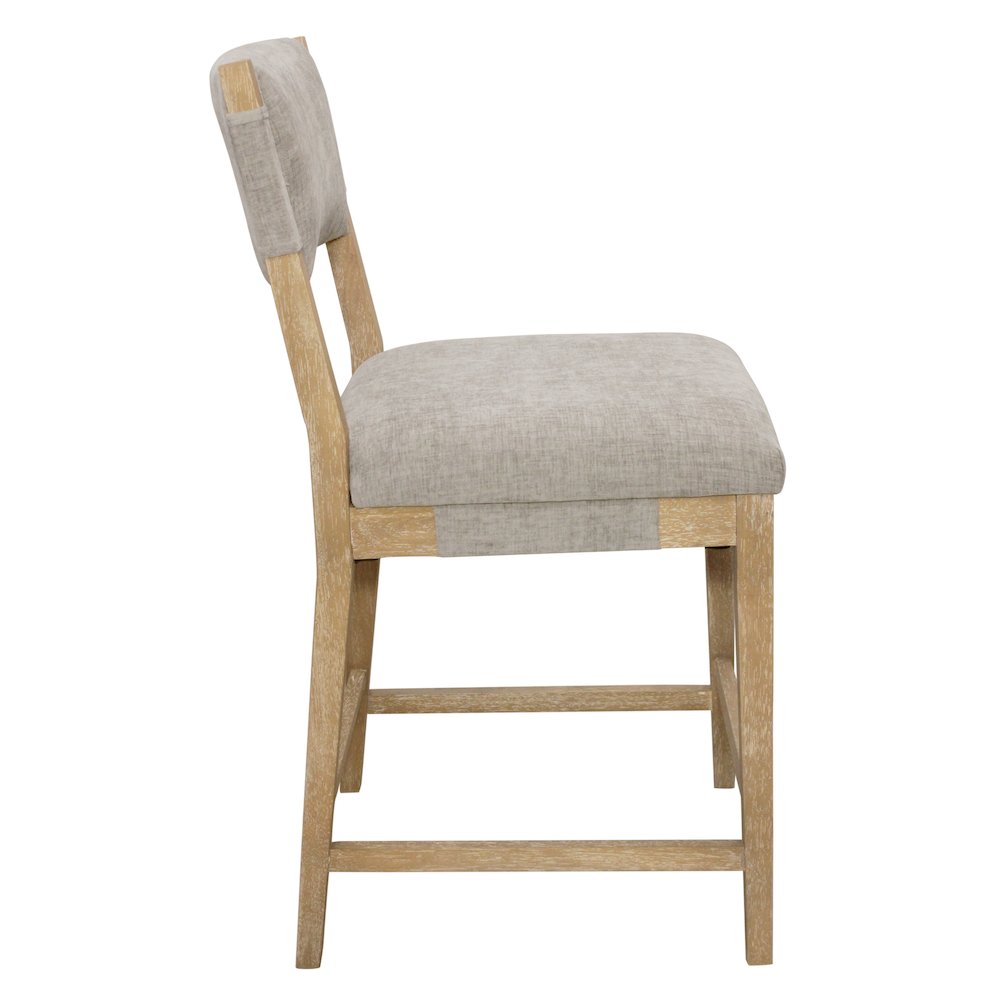 Clara Counter Stool in Slate Linen. Picture 4