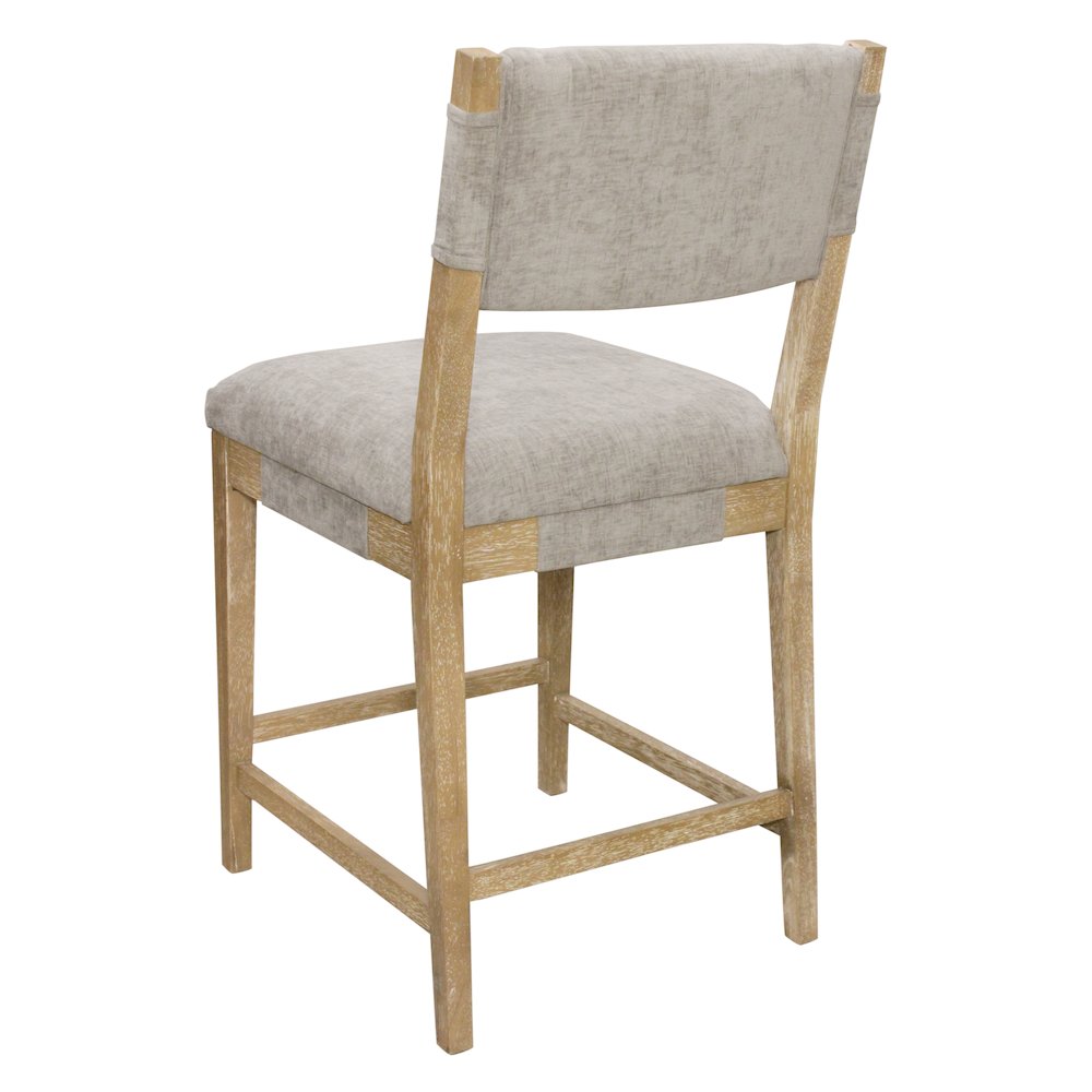 Clara Counter Stool in Slate Linen. Picture 5