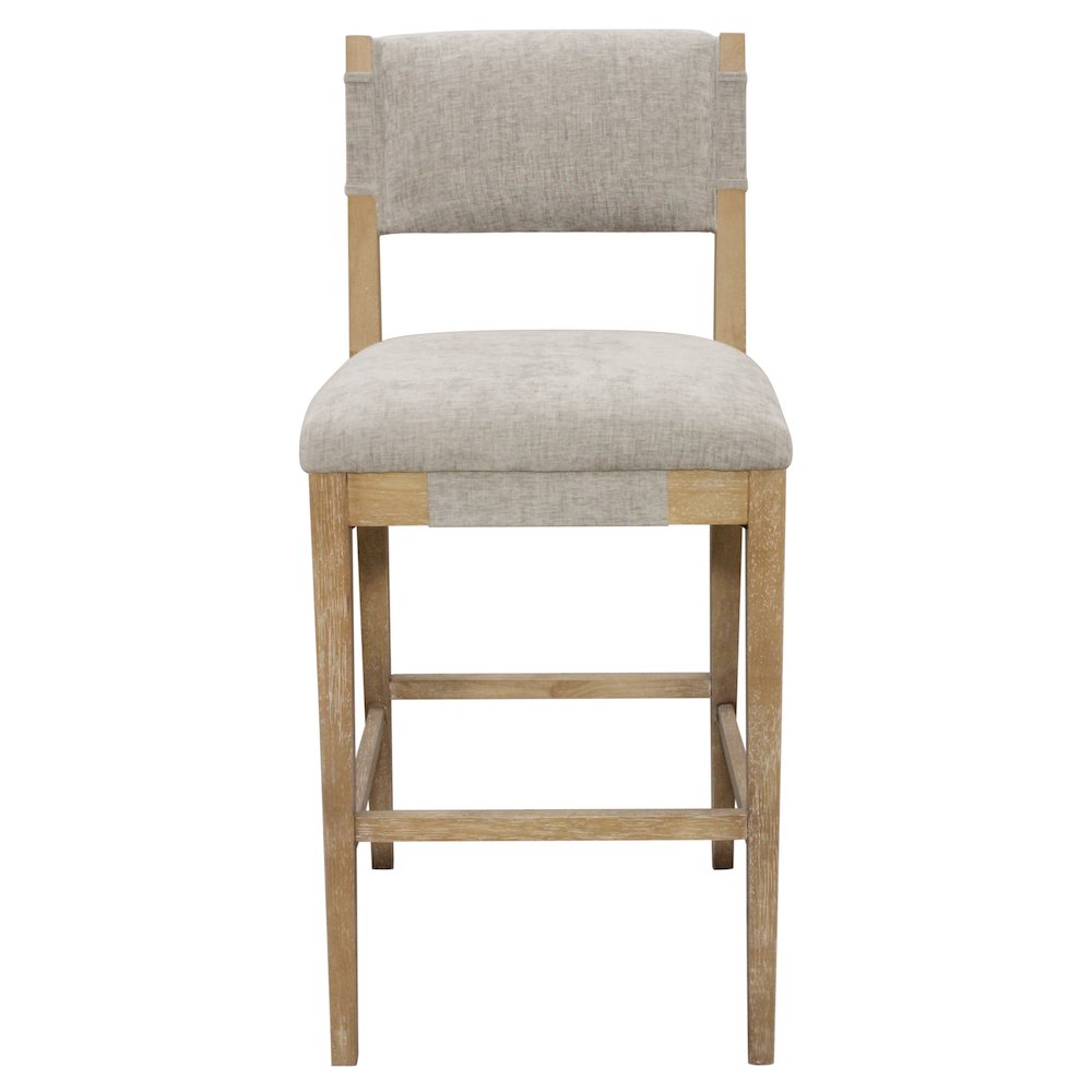 Clara Bar Stool in Slate Linen. Picture 3