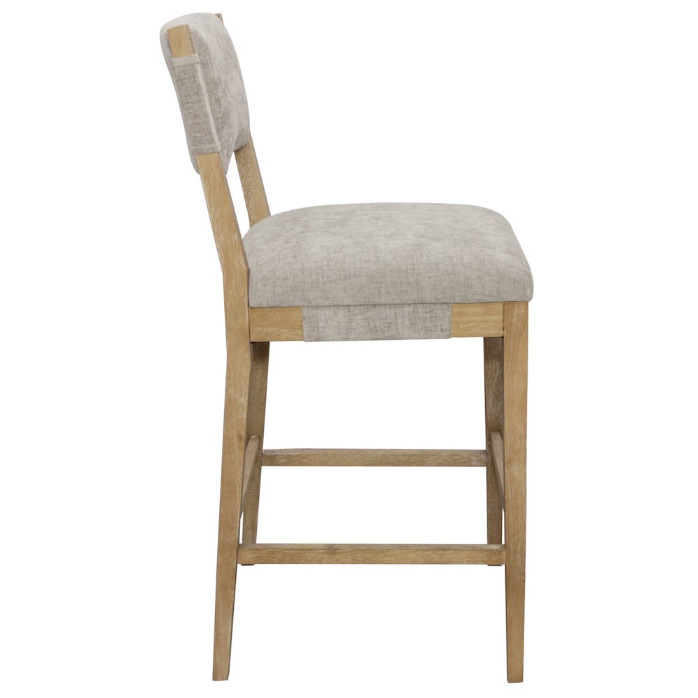 Clara Bar Stool in Slate Linen. Picture 4