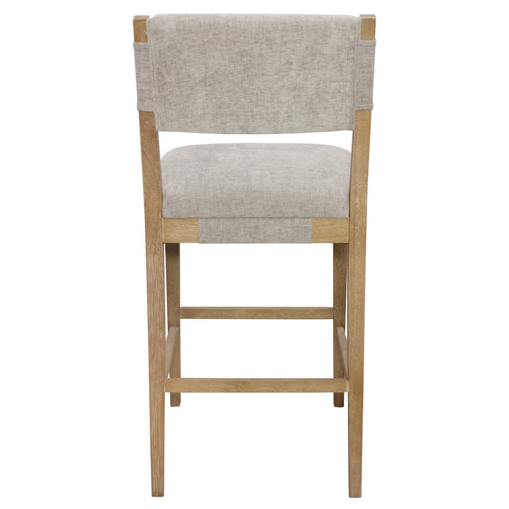 Clara Bar Stool in Slate Linen. Picture 6