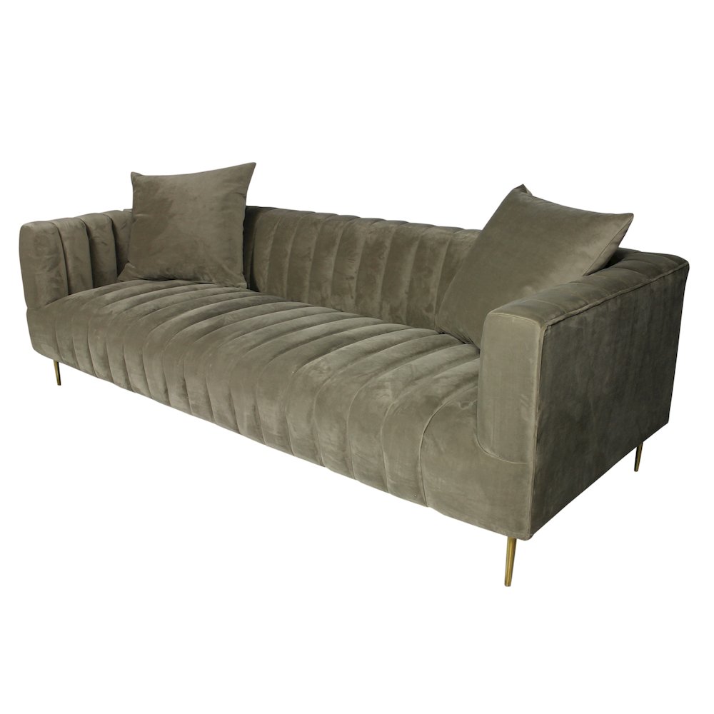 Mid-Century Modern Rutland Sofa in Beige. Picture 2
