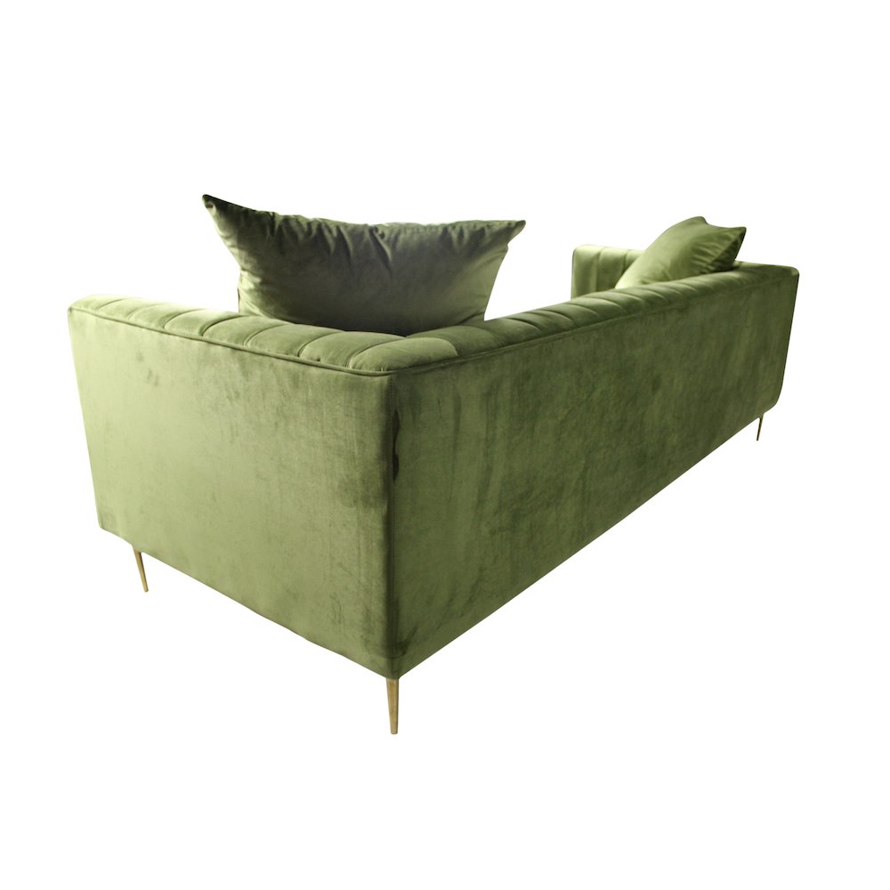 Mid-Century Modern Rutland Sofa in Olive. Picture 5