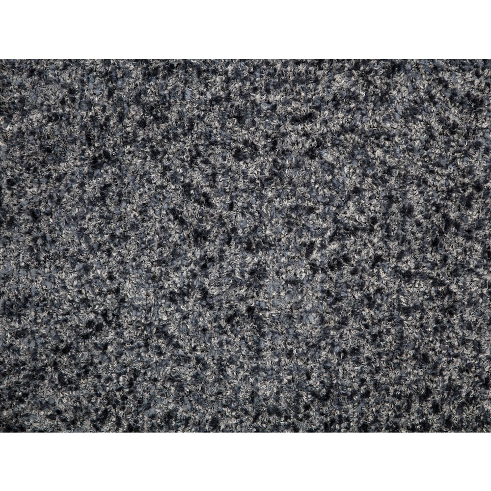 Emilia Lounge Chair in Charcoal Blue Boucle Fabric. Picture 6