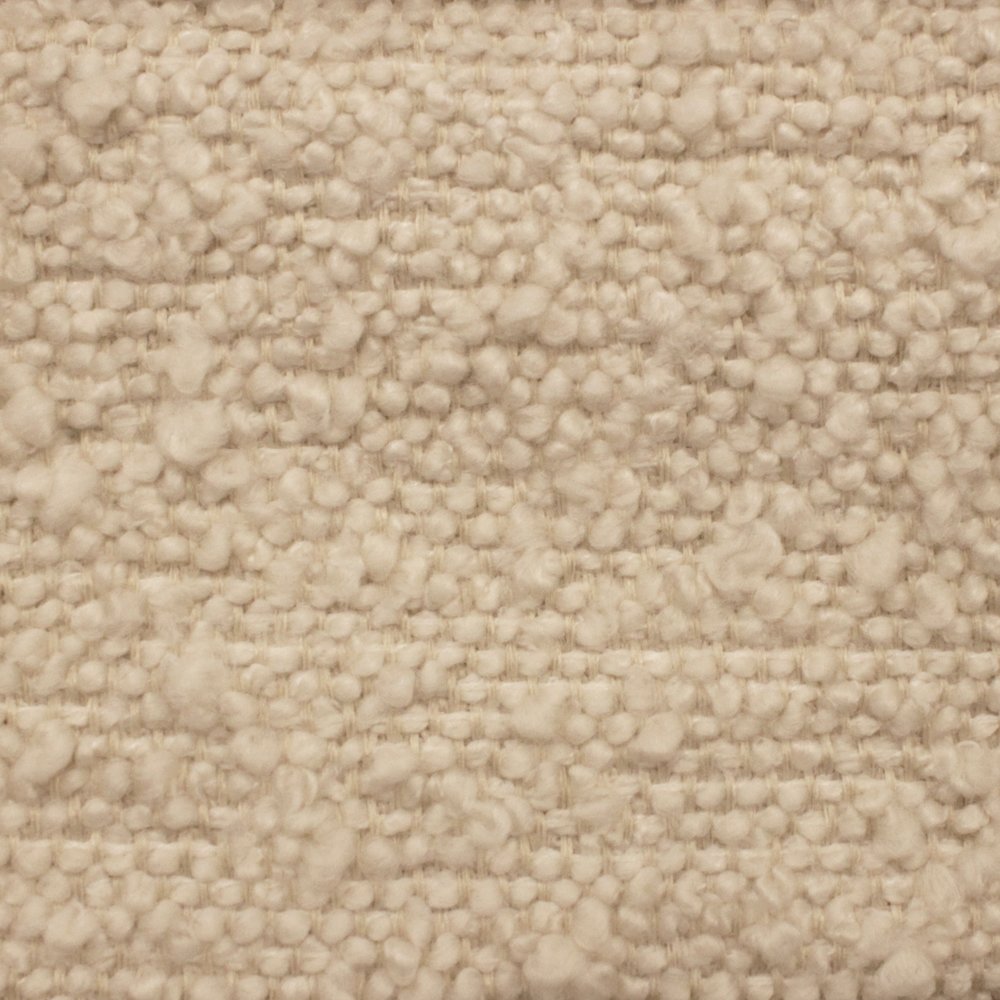Venus Lounge Chair in Beige Boucle on Natural Solid Wood. Picture 9