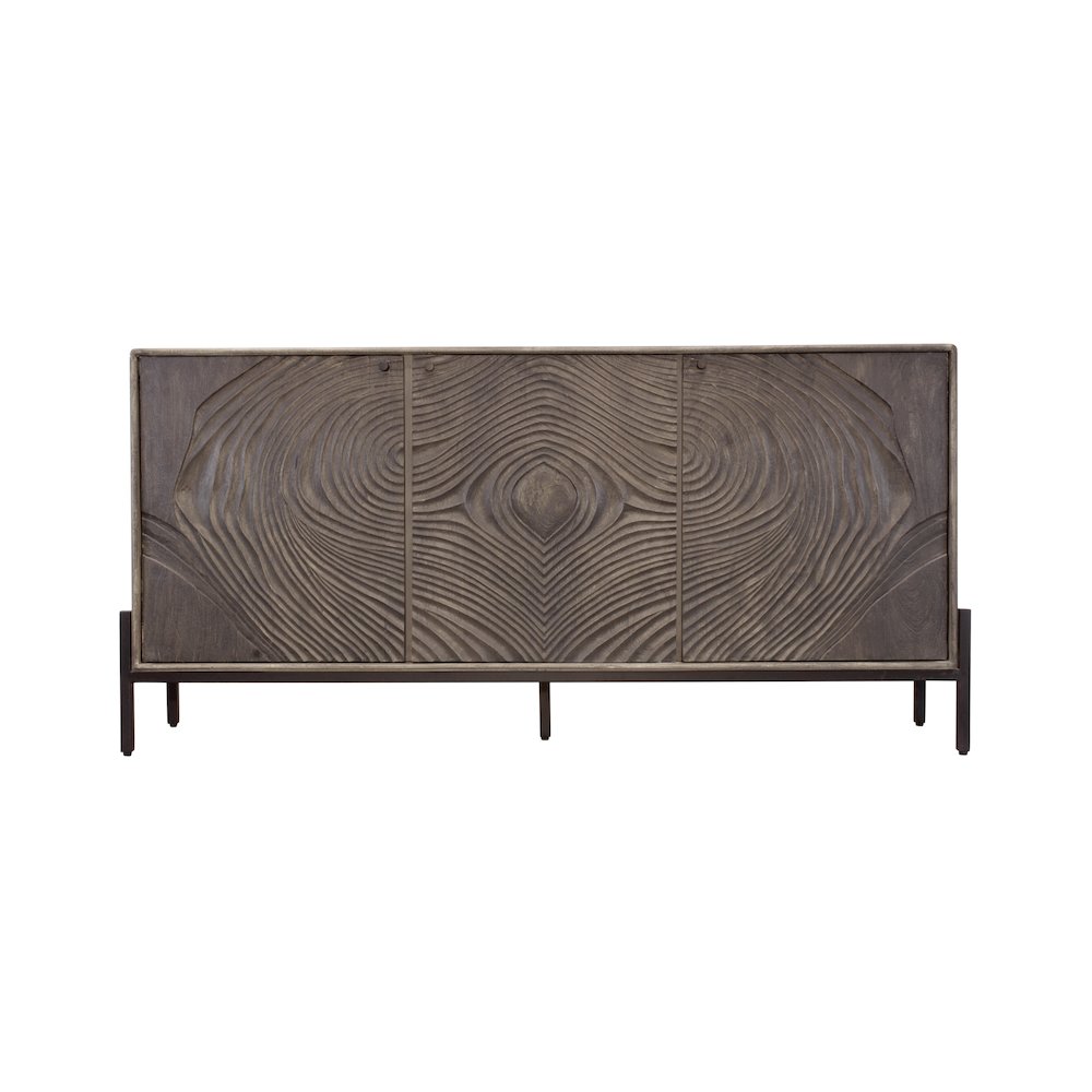 Bristol 3-Door Sideboard - Smoked Ash. Picture 3