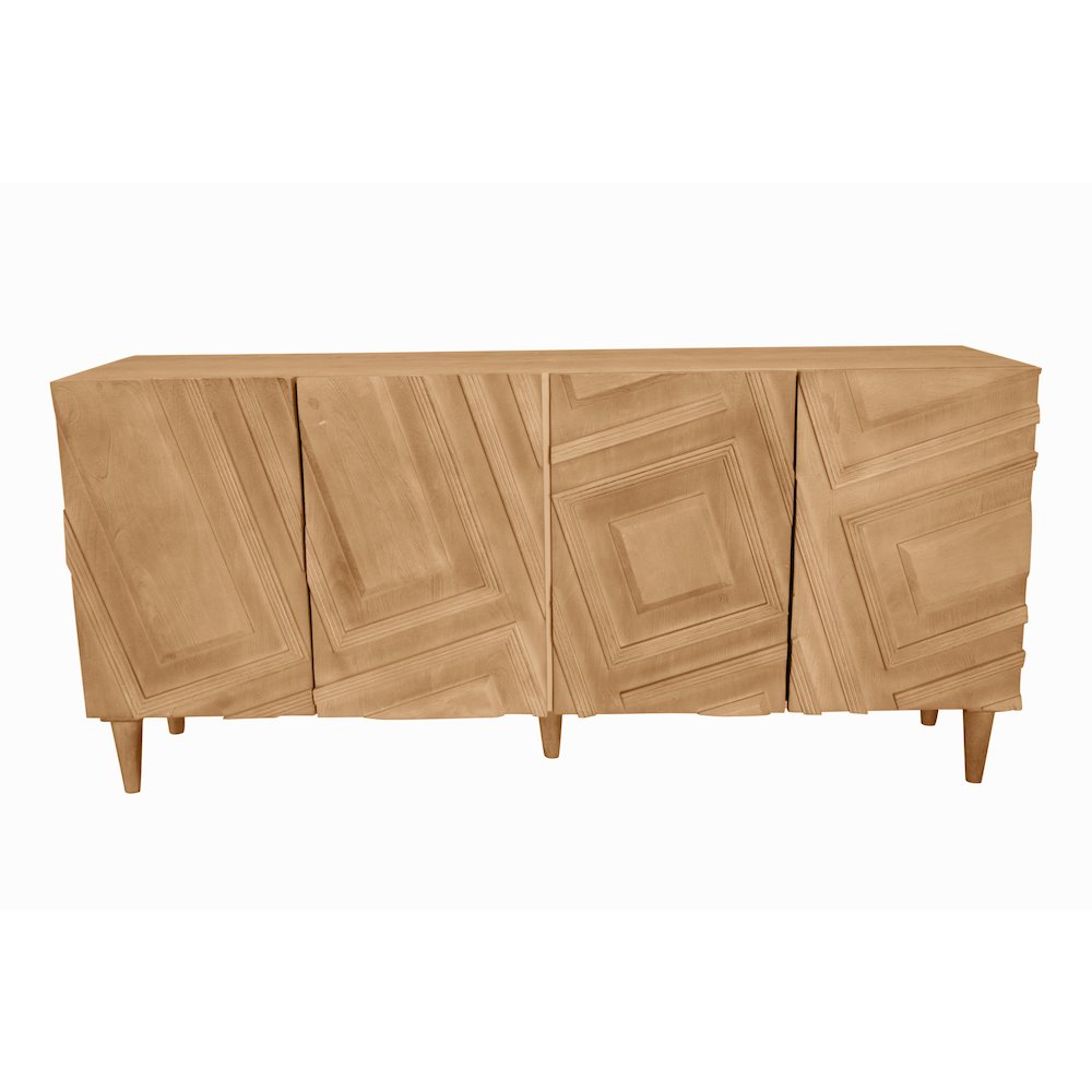 Cahill 4-Door Sideboard - Sand Oak. Picture 4