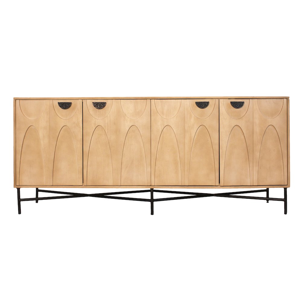 Terrance 4-Door Sideboard - Natural. Picture 3