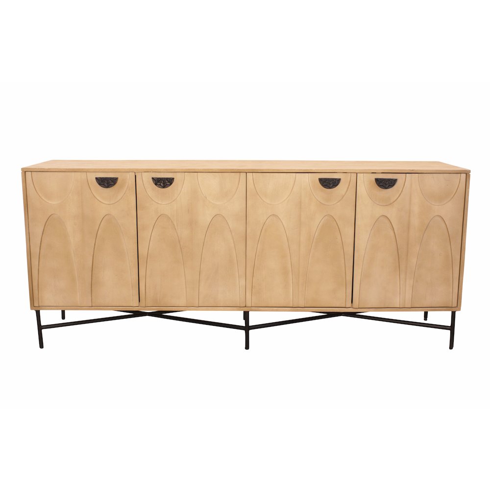 Terrance 4-Door Sideboard - Natural. Picture 4
