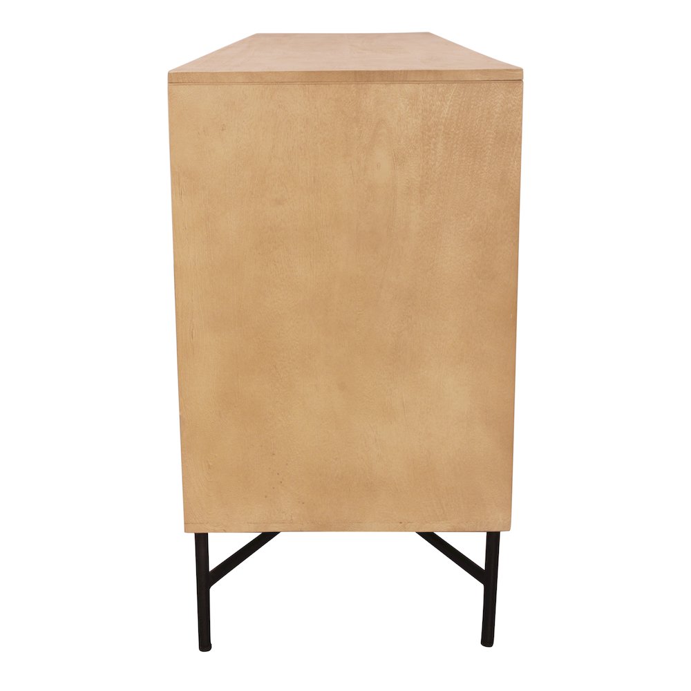 Terrance 4-Door Sideboard - Natural. Picture 10