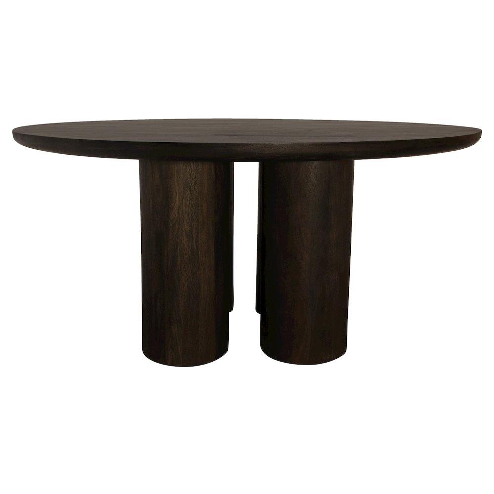Sullivan 63" Solid Wood Round Dining Table. Picture 4