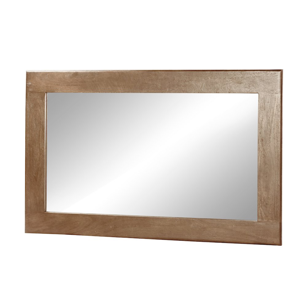 Carmenita Mirror in Rustic Light Brown. Picture 1